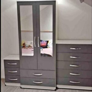 2 Door Wardrobe with Chester Drawers