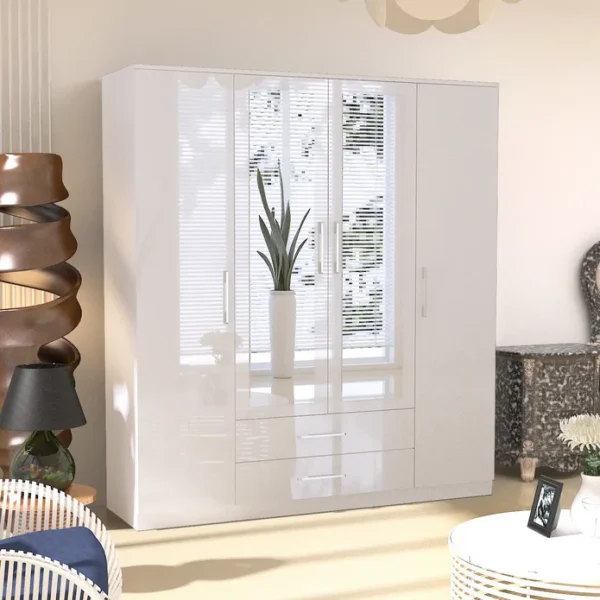 4 Door Wardrobe