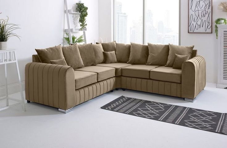 Lilly 5 Seater Corner Sofa UK – Luxury Modern Fabric Sofa