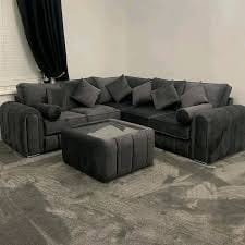 Lilly 5 Seater Corner Sofa UK – Luxury Modern Fabric Sofa