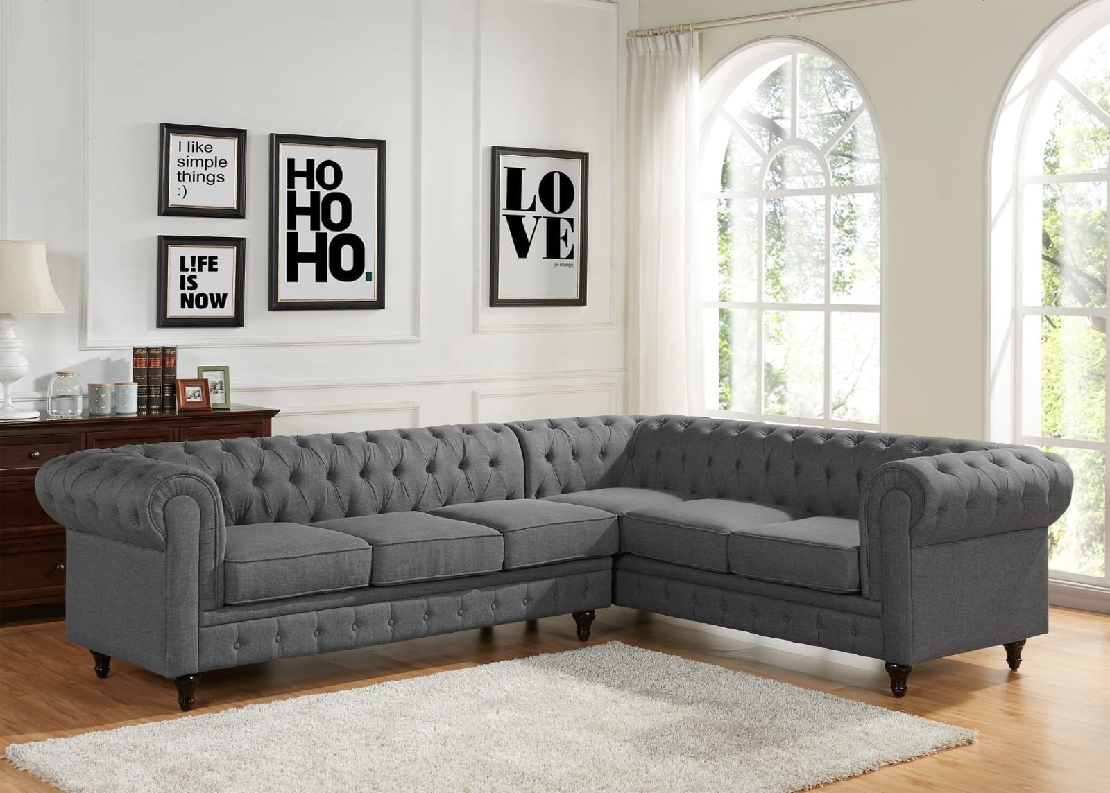Chesterfield Leather Sofa – Luxury Handmade Leather Sofa for Living Room