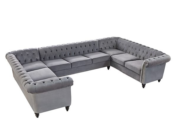 Chesterfield Leather Sofa – Luxury Handmade Leather Sofa for Living Room